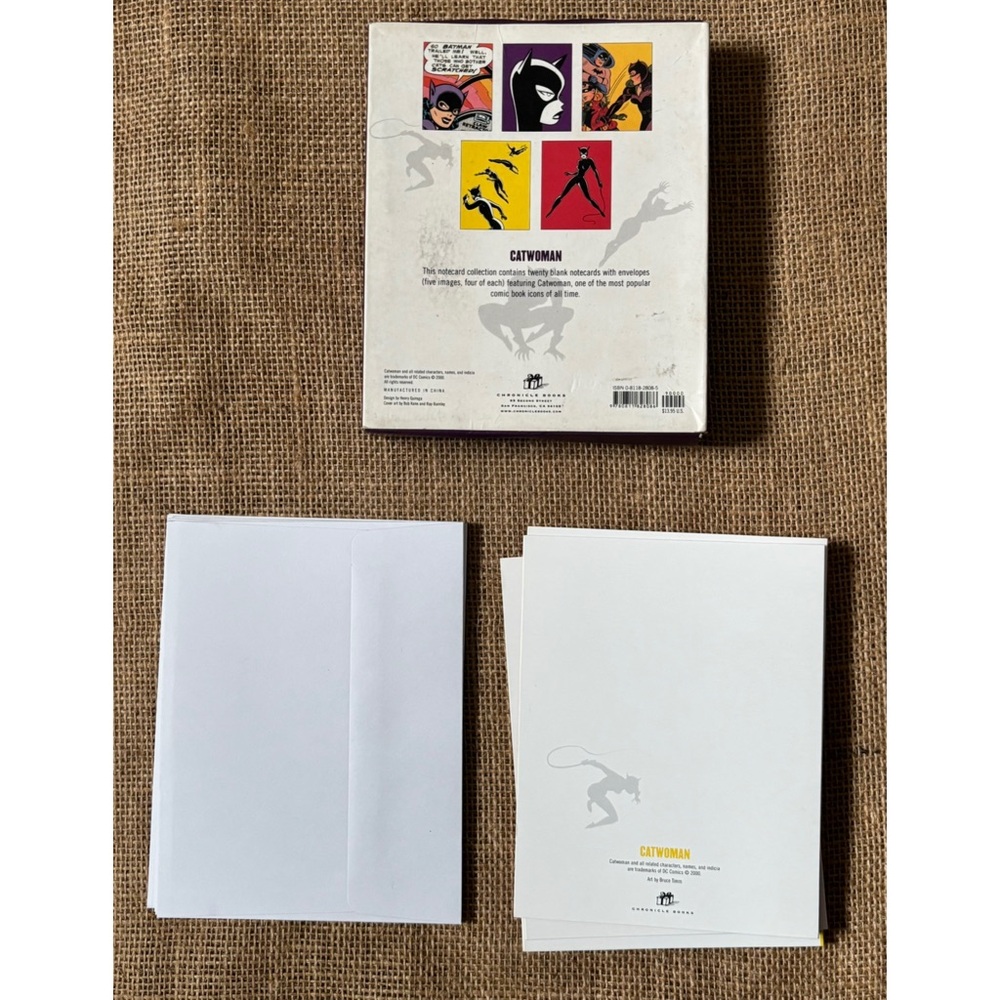 Vintage Chronicle Books Catwoman Blank Note Cards Incomplete Set DC Comics - Picture 3 of 5